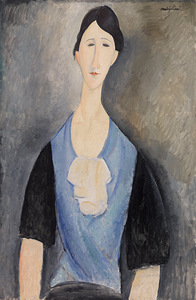 Amadeo Modigliani 1884  1920 Young Woman in Blue