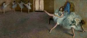 Edgar Degas 1834 1917 Before the Ballet 1890