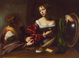 Caravaggio 1571 1610 Martha and Mary Magdalene
