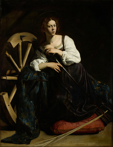 Caravaggio 1571 1610 Saint Catherine of Alexandria 1598