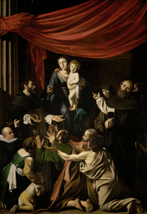 Caravaggio 1571 1610 Madonna of the Rosary 1607