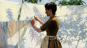 Charles Courtney Curran 1861 1942 Shadows  1887