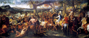 Charles Le Brun   - Alexander and Porus  1619