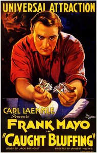 Cinema Poster 1920s Caught  Bluffing  poster
