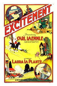 Cinema Poster 1920s Excitement  poster