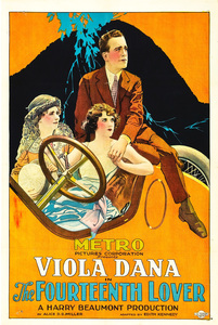 Cinema Poster 1920s Fourteenth  Lover  poster