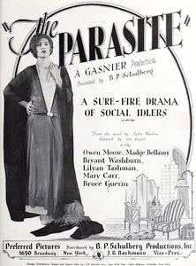 Cinema Poster 1920s The  Parasite  1925     1
