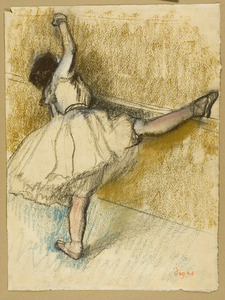 Edgar Degas 1834 1917 Dancer Stretching at the Bar 1877