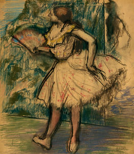 Edgar Degas 1834 1917 Dancer with a Fan ca. 1890