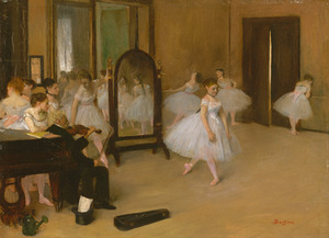 Edgar Degas 1834 1917  The Dancing Class  1870