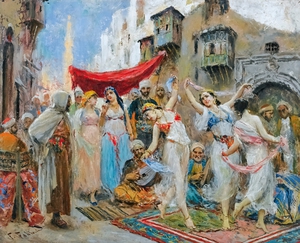 Fabio Fabbi ca 1920 The Slave Market