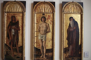 Gentile Bellini  - Trittico della Nativita detail