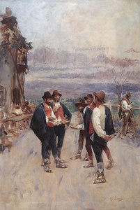 Gustavo Simoni  - The morra players