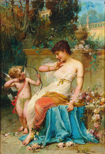 Hans Zatzka 1859 1945 Cupid 1900