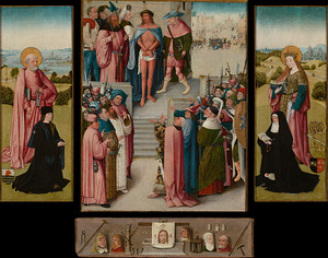 Hieronymus Bosch 1450 1516 Ecce Homo Triptych ca 1496 1500