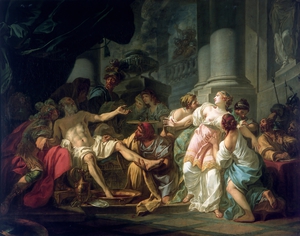Jacques Louis David 1773 The Death Of Seneca