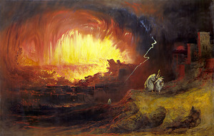 John Martin   - Sodom and Gomorrah  1852
