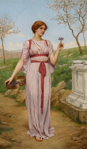 John William Godward 1900 The Posy 