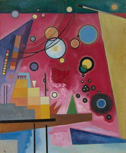 Kandinsky 1866 1944 Heavy red  1924