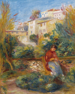 Pierre Auguste Renoir 1841 1919 La Terrasse  A   Cagnes 1908