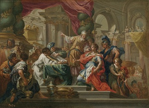 Sebastiano Conca - Alexander the Great in the Temple of Jerusalem
