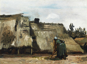 Van Gogh 1853 1890 A Peasant Woman Digging in Fro
