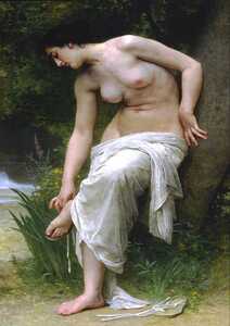 William  Adolphe  Bouguereau 1825 1905  Apres  le bain