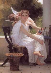 William  Adolphe   Bouguereau 1825 1905  Work  Interrupted
