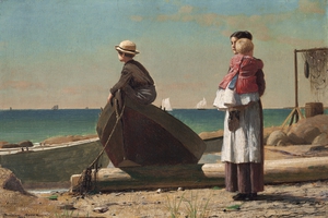 Winslow Homer 1873 Dads Coming
