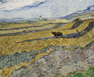  Van Gogh 1853 1890  Enclosed Field with Ploughma