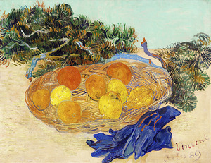  Van Gogh 1853 1890  Still Life of Oranges and Lemons with Blue Gloves 1889