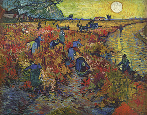  Van Gogh 1853 1890  The Red Vineyard 1888