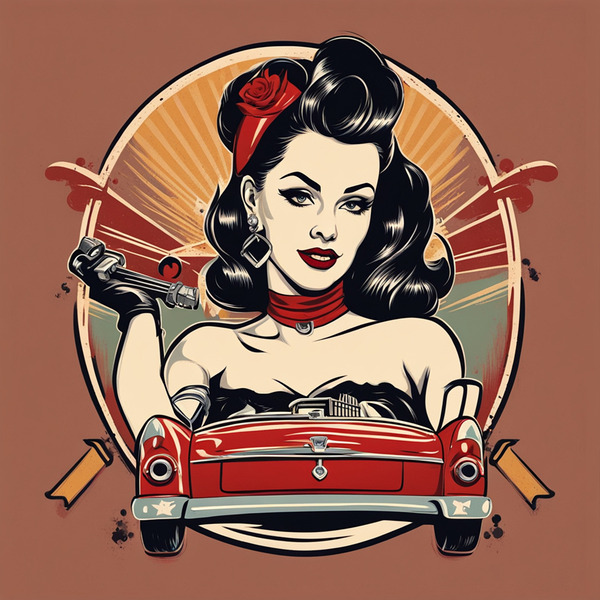 AI art rockabilly 2 by TOPARTGALLERY