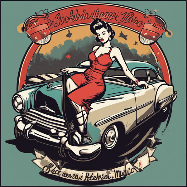 AI art rockabilly 3 by TOPARTGALLERY