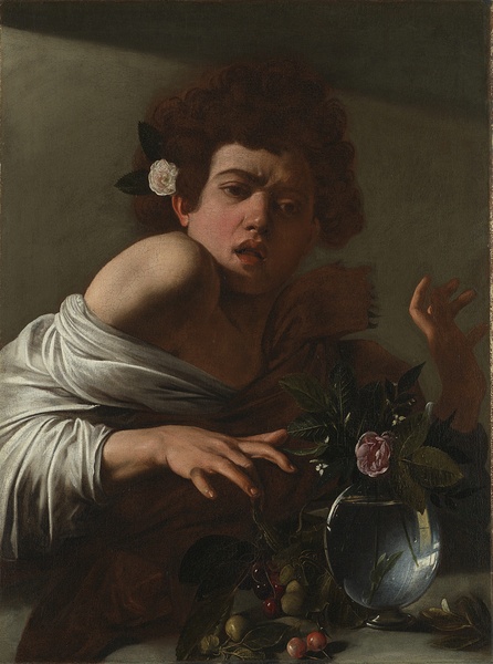 Caravaggio 1571 1610  Boy Bitten by a Lizard by TOPARTGALLERY