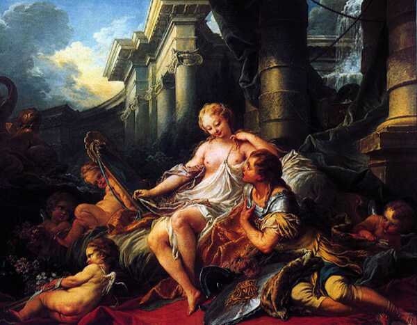 Francois Boucher 1703 1770 Rinaldo and Armida Print
