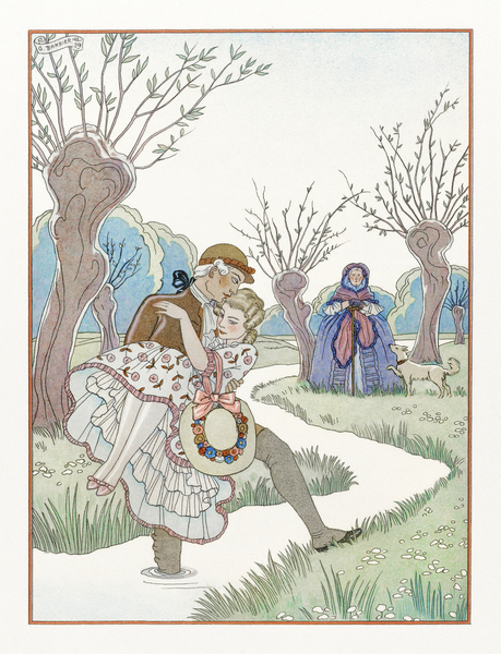 George Barbier  42 by TOPARTGALLERY