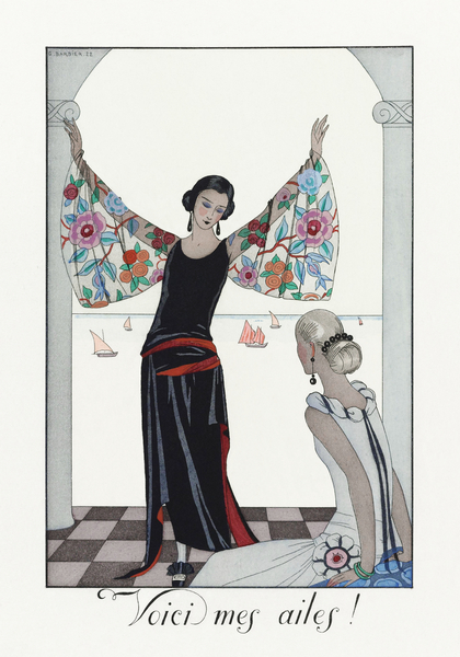 George Barbier  83 by TOPARTGALLERY