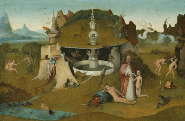 Hieronymus Bosch 1450 1516 The Garden of Paradise 1500 workshop of Bosch Print
