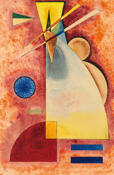 Kandinsky 1866 1944 Ineinander intermingling by TOPARTGALLERY
