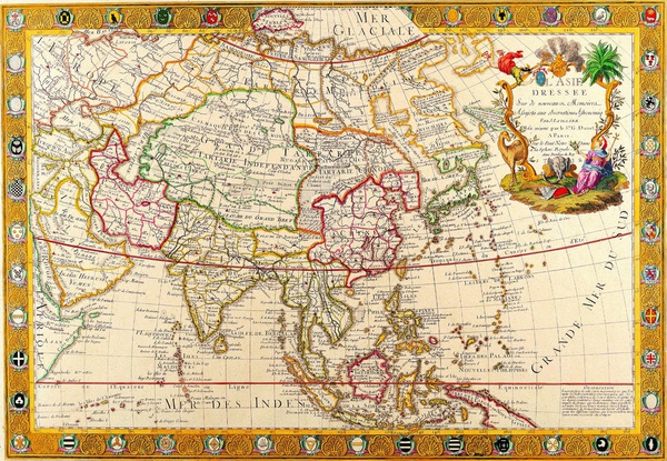 Old Map 33 Print