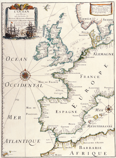 Old Map 48 Print