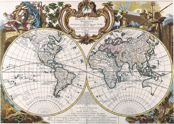 Old Map 68 Print