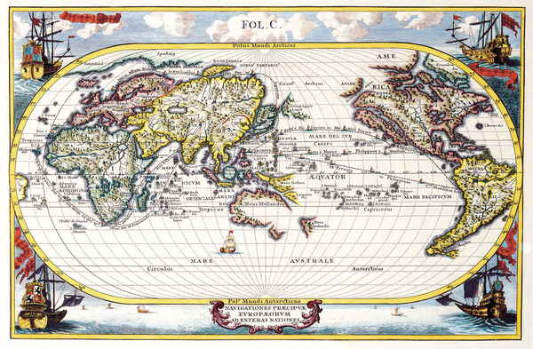 Old Map 72 Print