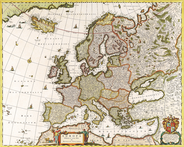 Old Map 73 Print