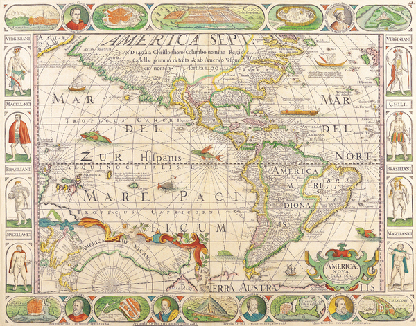 Old Map 77 Print