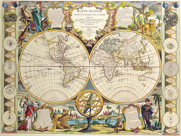 Old Map 82 Print