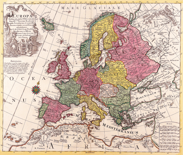 Old Map 84 Print