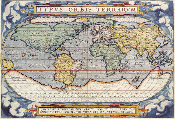 Old Map 98 Print