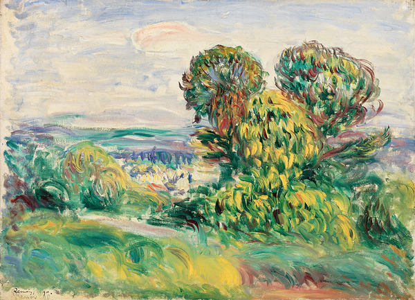 Pierre Auguste Renoir 1841 1919 Landscape 1890 Print